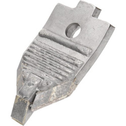 Kultivatoriaus kaltelis 240x120x10 mm, grūdintas, lenktas, 1 skylė, tinka Kerner 92281CN