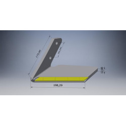 Sparninis kairysis kietmetalio daliklis 3002403CN