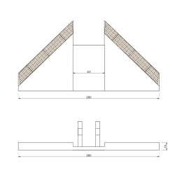 Kultivatoriaus sparnas 107803700CN