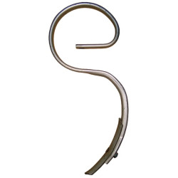 Spyruoklinis dantis 32x12x540 mm su noragėliais, tinka Kongskilde 101000740