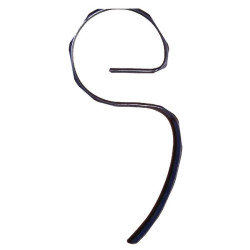 Spyruoklinis dantis 25x8x365mm be noragėlio CP58