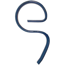 Spyruoklinis dantis 27x10x320mm be noragėlio, tinka Rabe 62420801