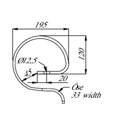 Pagalbinė spyruoklė 32x10mm CP514