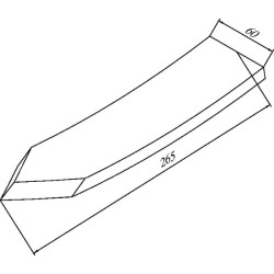 Kultivatoriaus kaltelis suvirintas 990240