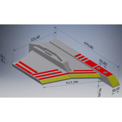 Dirvos purentuvo kaltelis LH, kietmetalio, 653WM1CN