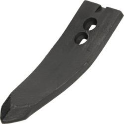 Kultivatoriaus kaltelis 160x50x16mm, grūdintas, plokščias, 2 skylės 188623N