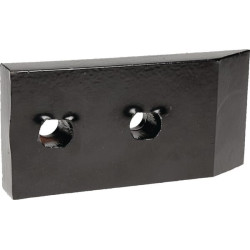 Kultivatoriaus kaltelis 150x70x20mm, plokščias, 2 skylių CP112