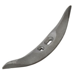 Kultivatoriaus kaltelis 406 mm, apverčiamas, lenktas, 2 skylių 488658