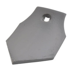 Kultivatoriaus kaltelis 135x10mm, grūdintas, plokščias, 1 skylė, tinka Razol CP486053