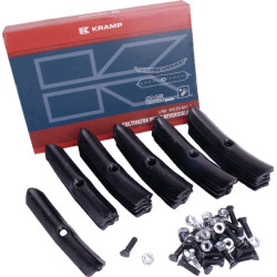 Kultivatoriaus kaltelis 210x37x6mm, apverčiamas, lenktas, 1 skylė 51201