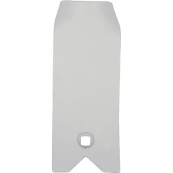 Deflektoriaus plokštė 240x100mm grūdinta, lenkta, 1 skylė, tinka Unia 1738050070N