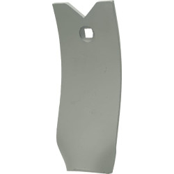 Deflektoriaus plokštė 240x100mm grūdinta, lenkta, 1 skylė, tinka Unia 1738050070N