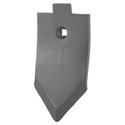 Kultivatoriaus kaltelis 230x120x10mm, plokščias, 1 skylė, tinka Lemken 51403374388