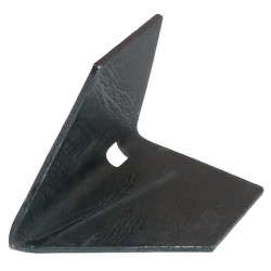 Vagotuvo viršūnė 110x110x4 mm, grūdinta, plokščia, 1 skylė, tinka Rau E16417N