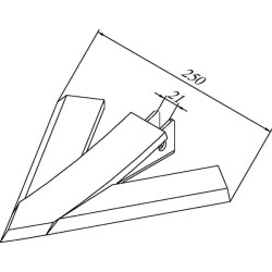 Anties kojos formos noragėlis, 40/45 tipo, originalus 990247