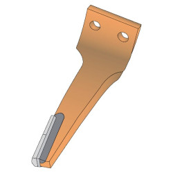 Diskinių akėčių virbalai, 2 vnt. kietmetalio plytelių, kairės pusės, 285 mm ilgio, tinka „Maschio“, „Kramp KE0923C2“