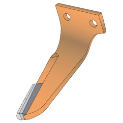 Diskinių akėčių virbalai, 2 vnt. kietmetalio plytelių, kairiniai, 270 mm ilgio, tinka Kuhn, Kramp KE0705C2