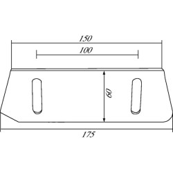 Grandiklis 60x175mm Grimme 01800386N
