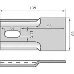 Grandiklis 80x139mm Breviglieri AB020001