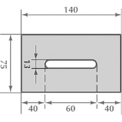 Grandiklis 75x140 mm Lely AB080007