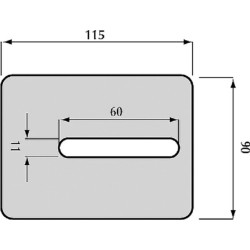 Grandiklis 90x115 mm Amazone AB010001