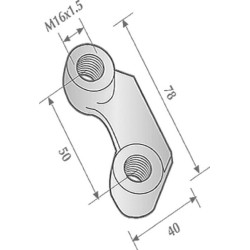 Atramos veržlė M16 KE11610