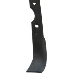 Rotovatoriaus peilis kairysis, 215x48x30mm, 4 mm storio, tinka Agria RB02013