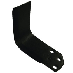 Rotovatoriaus peilis kairysis, 170x95x60mm, 6 mm storio, tinka Agria RB15453