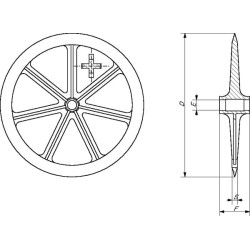 Lygus presavimo žiedas 620 mm 990718