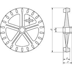 Žiedas Cross-Kill 520 mm 238376N