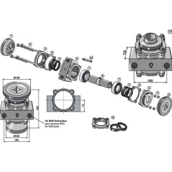 Guolio korpusas, pilnas, be flanšo 17100042C