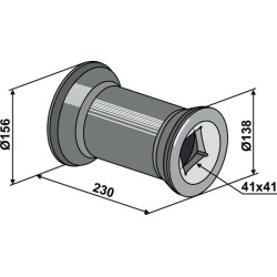 Tarpiklis 40x40 kvadratui 17100098
