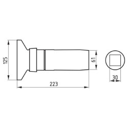 Diskinių akėčių guolio įvorė 52501236020060