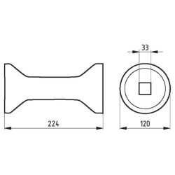 Diskinių akėčių tarpinė įvorė 52501240030030