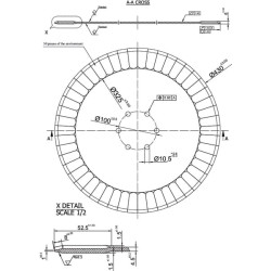 Diskas 430x4,5, skirtas Kuhn 110033N