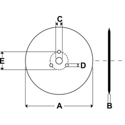 Gręžimo diskas 16" JA978