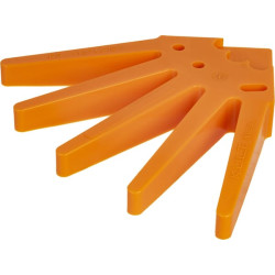 Pirštų ravėjimo diskas 1/4 dalis, MINi-MAXI 540mm oranžinis, minkštas KFH212