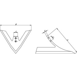 Duckfoot Pt. 18cm Kverneland KK193569R