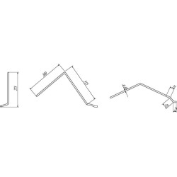 Akėčių dantis kairysis išorinis Amazone 3421400N