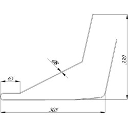 Cinkuoti trumpi akėčių virbai Rabe original 90063916