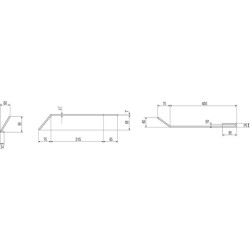 Trumpas akėčių pirštas RH, skirtas Amazone 3743300N