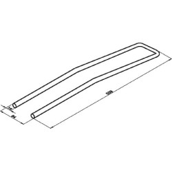 Akėčių virbas 84x539mm, Ø 13mm Lemken 3538802