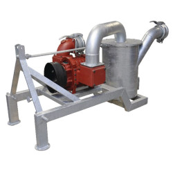 Akmenų gaudyklė ir BR120 ant rėmo 655BR120