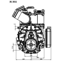 Vakuuminis siurblys 540 aps./min. 15270 l/min. su automatiniu tepimu ir balastu B.P. KPSB550MA100