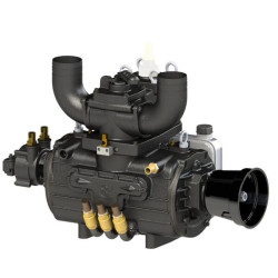 Vakuuminis siurblys, tiesioginės pavaros, 13520 l/min., su automatiniu tepimu ir balastu, B.P. KPSB490DLA100