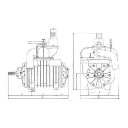 Vakuuminis siurblys su tiesiogine pavara CCW B.P. MEC6500DL