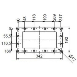 Rotacinis kumštelinis siurblys R136-280S + rėmas APK0000191