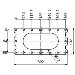 Rotacinis kumštelinis siurblys FX116-300S + rėmas APK0000122