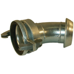 5 colių 45° alkūnė su moterišku/vyrišku sriegiu 5102045Z