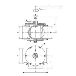 Trijų padėčių vožtuvas 3" 3000002